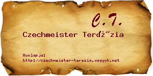 Czechmeister Terézia névjegykártya